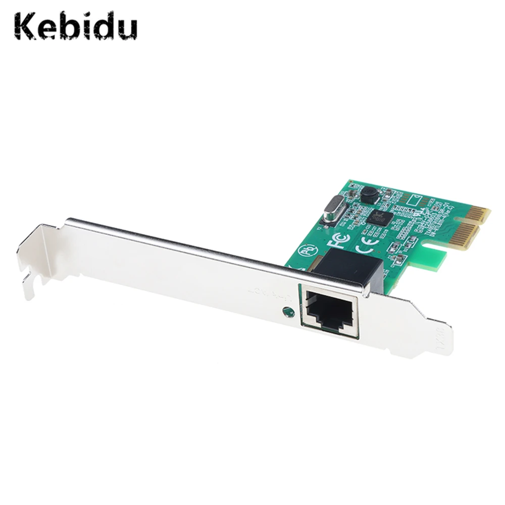 

Kebidu PCI Express PCI-E Network Card 1000Mbps Gigabit Ethernet 10/100/1000M RJ-45 RJ45 LAN Adapter Converter Network Controller