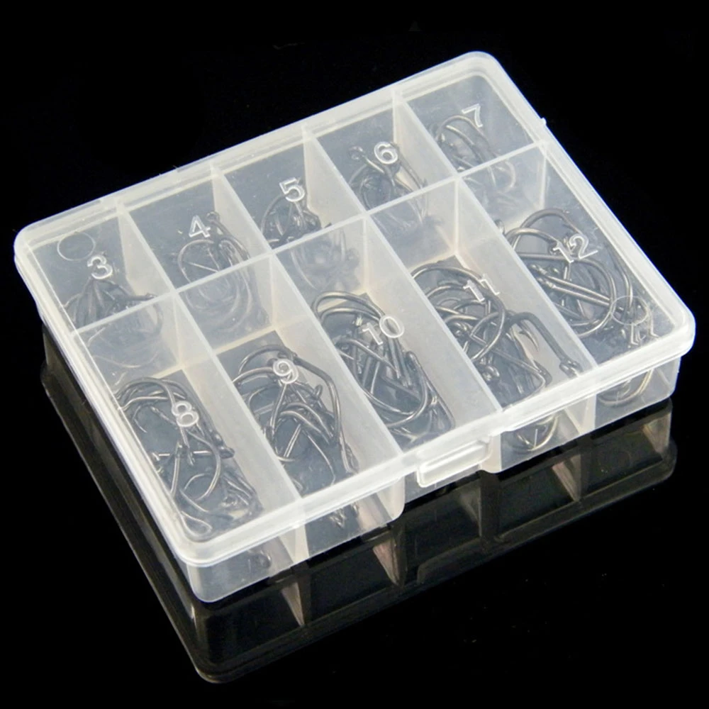 Details about 100Pcs/Box High Carbon Steel Gold Fishing Bait hook 3#-12# 10 each Sizes Details about 100Pcs/Box High Carbon Steel Gold Fishing Bait hook 3#-12# 10 each Sizes