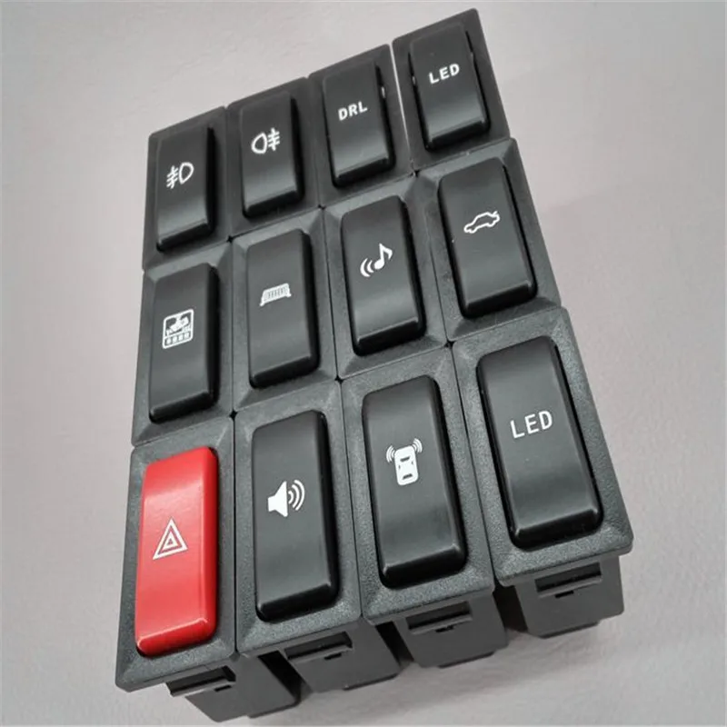 

JINGHANG Car accessories for Toyota prado LC95 3400 (2002) Rear fog light switch buttons & tail switches & horn switch