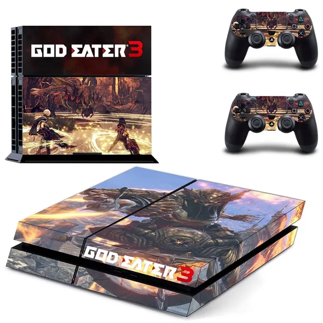 Special Price God eater 3 PS4 Full Skin Sticker Faceplates for Sony playstation 4 Console and Controller