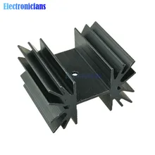 Aileron en aluminium de refroidissement de radiateur d'ic de 35x42x25.4mm pour des Transistors de Mosfet de Module