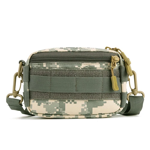 Защитная уличная лесная тактическая Сумка MOLLE hip pack, уличная нейлоновая сумка, военная поясная сумка - Цвет: ACU Camouflage