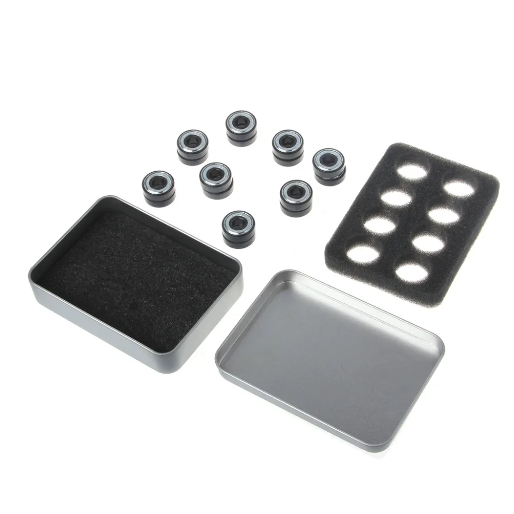 

16 Pcs/1Set Hybrid Ceramic White ZrO2 Ball Skateboard Bearing Fidget Spinner EDC Width 7mm #1A50748#