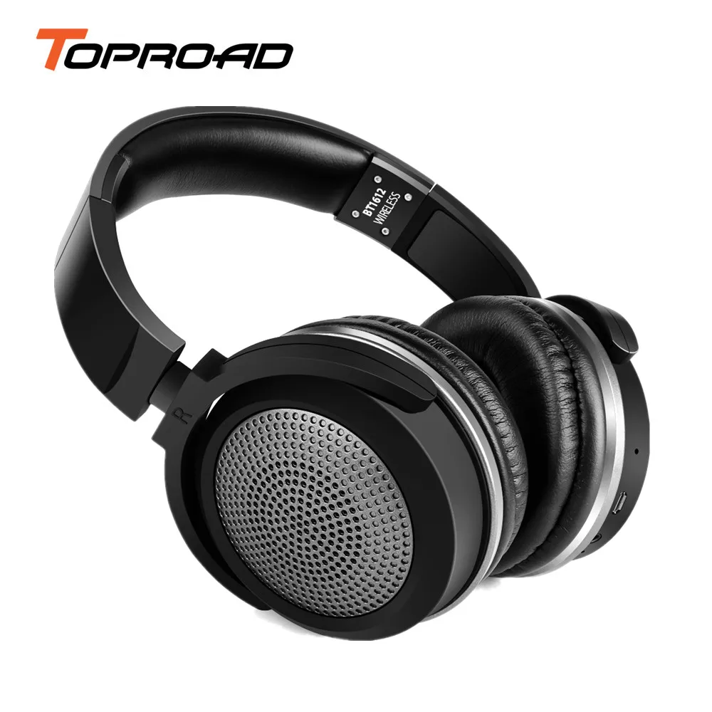 TOPROAD Wireless Bluetooth Headset Bass Stereo Sound Headphones with