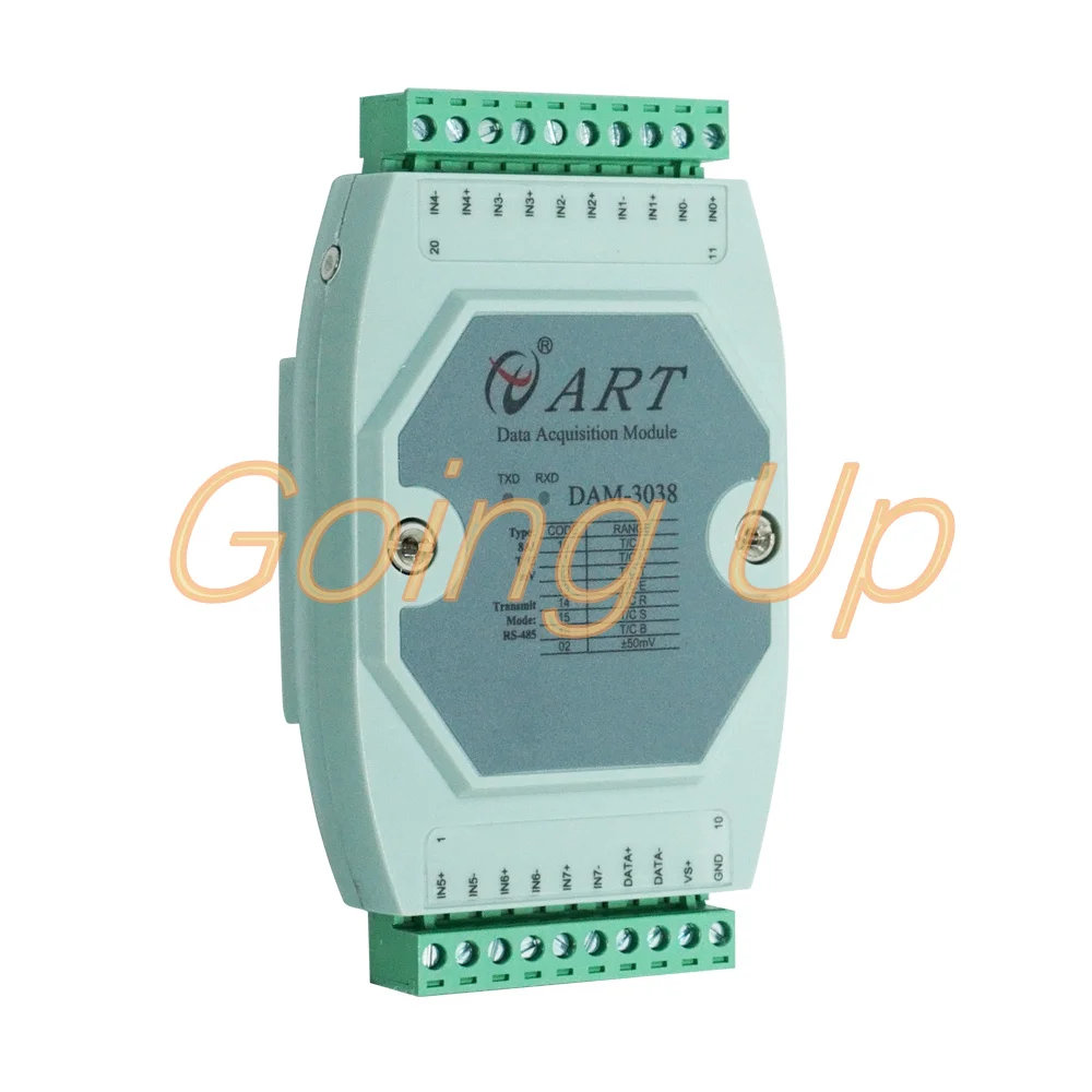 DAM3038 thermocouple temperature acquisition module 8 way cold end compensation even break detection toughening furnace | Инструменты