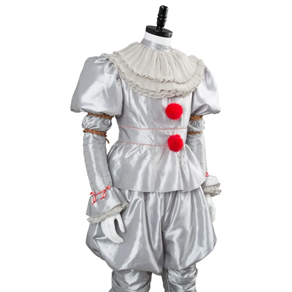 Фильм Стивен Кинг это 2 Косплей Костюм Pennywise костюм клоуна на Хеллоуин Косплей костюмы Сделано наряд костюм
