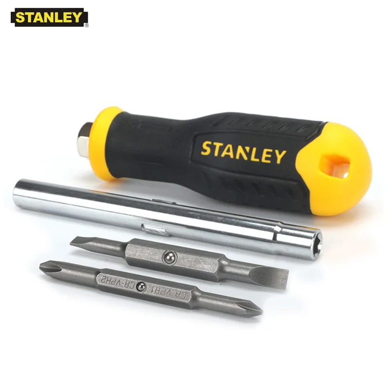 Juego de destornilladores multitul de 6 funciones Stanley 4 uds, broca de repuesto twist a nut 6 en 1 nutscerwdriver Cr. V steel|Destornillador| - AliExpress