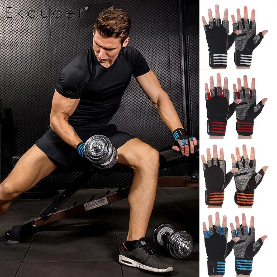 Exercise Training Gym Glove Women/Men Weight Lifting Gloves Body Building Sport Fitness Gloves New