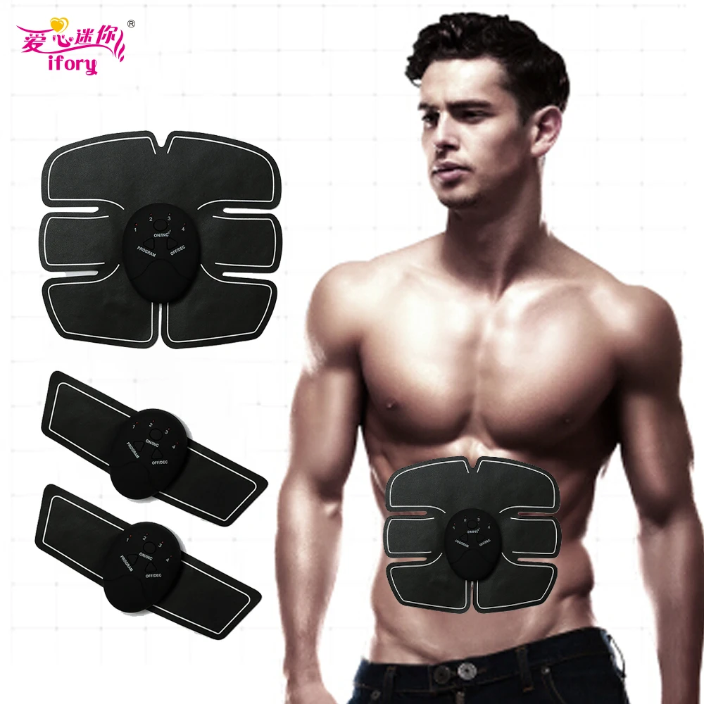 Ifory Abdominal Muscle Trainer Smart Electronic EMS Exercise Equipment Intelligent Fitness Slimming Belly Leg Arm Molding Tool
