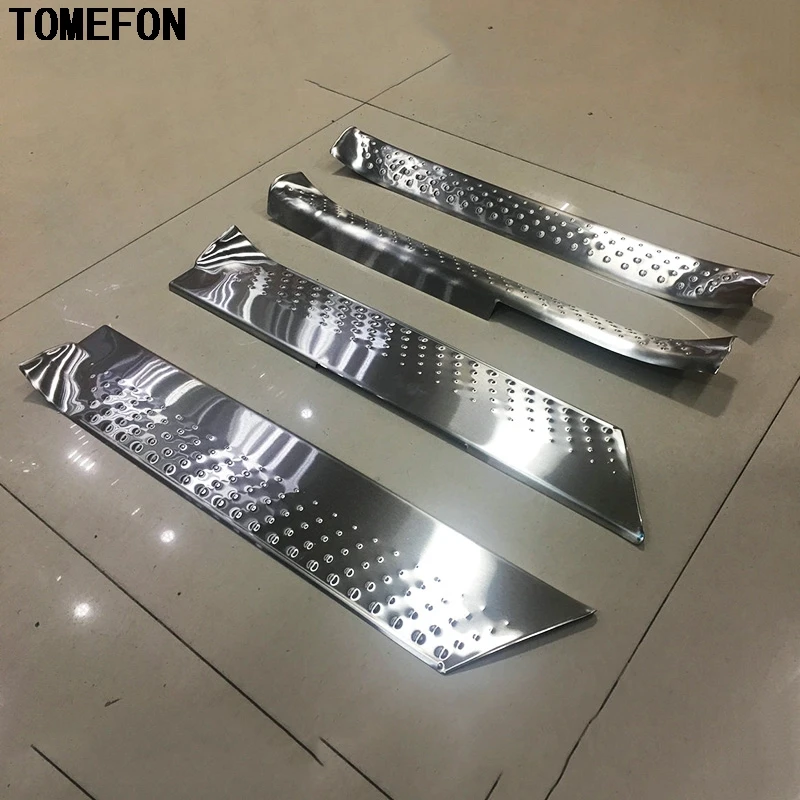 4 шт. накладки из нержавеющей стали для Toyota Sienta 2015 2016 2017 Second GE (NHP170)|pedal pedales|pedals