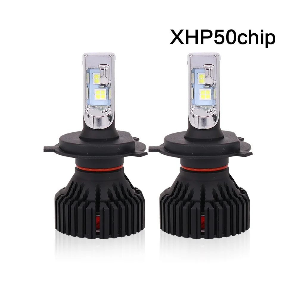 

T8 H4 Led Headlight Car Auto Motocycle 12V 30W 8000lm Hi/Lo Beam Automobiles Fog Light Kit 6500K All In One Headlamp H7 9007