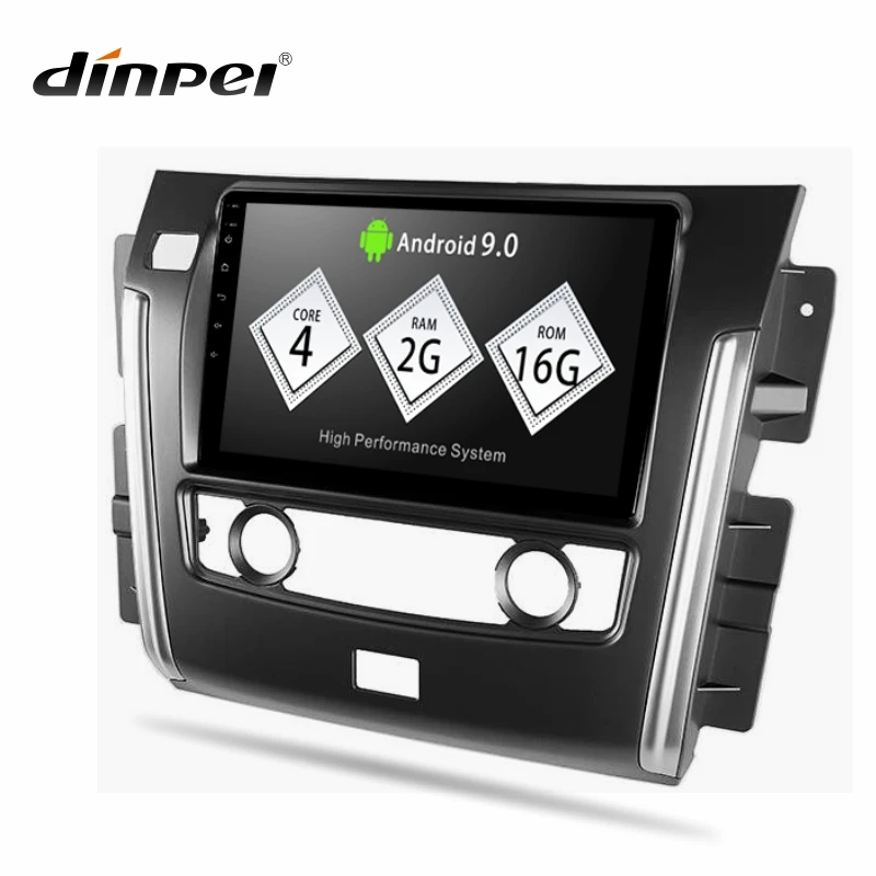 

Dinpei Android 9.0 Car Radio Multimedia Player For Nissan Patrol 2016 2017 2018 GPS Navigation Carplay 4G wifi video