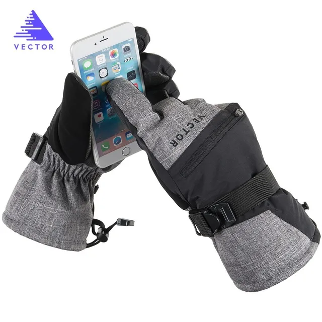 US $14.42 Ski Heated Gloves Waterproof Men Adult Skiing Snowboard Snowmobile Tool Accessories Winter Snow Ove