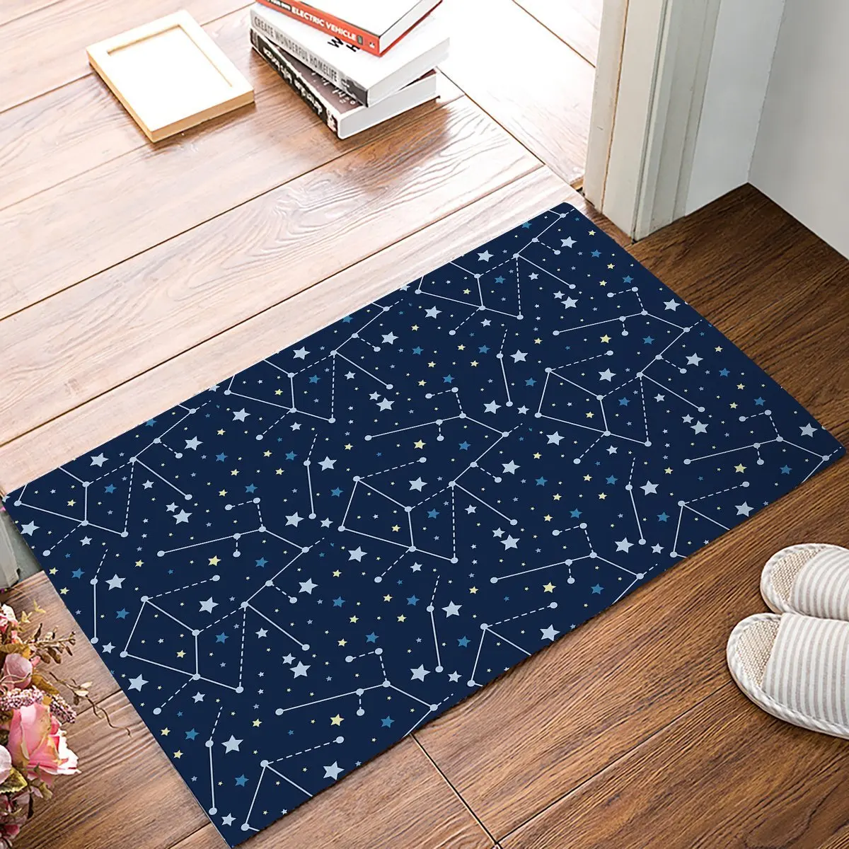 ALAZA Music Notes Space Galaxy Nebula Shag Collection Non-Slip Area Rug Carpet Doormat for Kitchen Entryway Living Room Bedroom Sofa 1'7 x 3'3 ALAZA Music Notes Space Galaxy Nebula Shag Collection Non-Slip Area Rug Carpet Doormat for Kitchen Entryway Living Room Bedroom Sofa 1'7 x 3'3