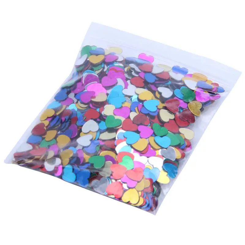 

Glitter Multi-Color Party Table Confetti DIY Crafts, Various Shapes-Heart