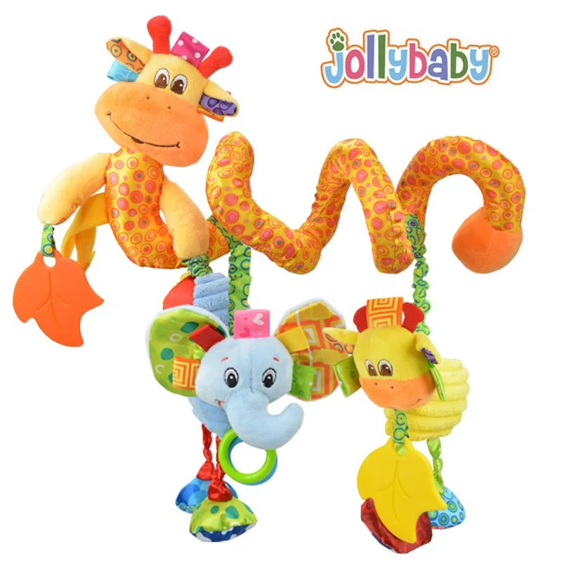 

Jollybaby infant Toys Baby giraffe crib revolves around bed stroller deer playing crib lathe hanging Teether Rattles Mobile 40%