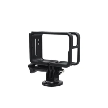 

Aluminum Alloy Vlog Cage Case Adapter for DJI OSMO ACTION Camera Shell Frame Housing with Cold Shoe for LED Light Microphone