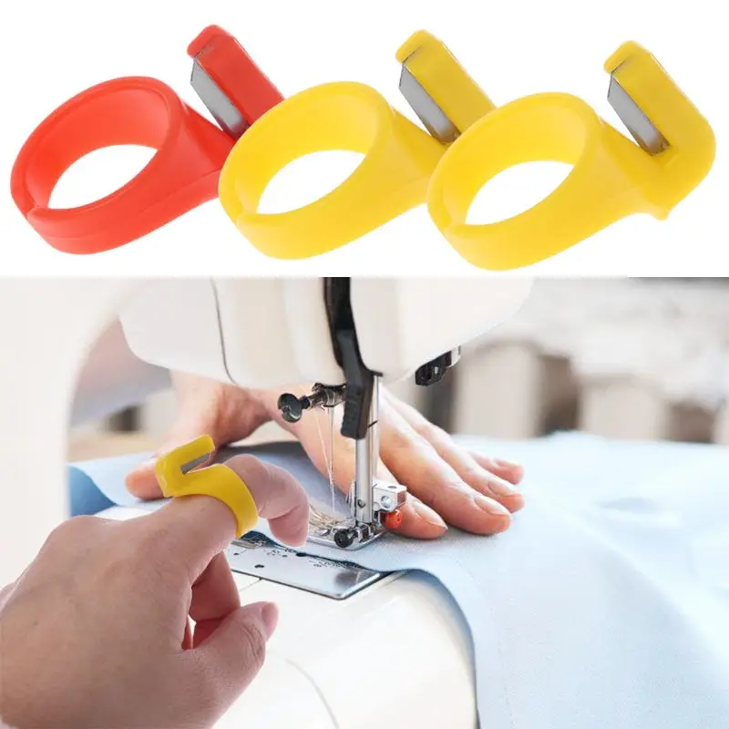 

Finger Knife Ring Sewing Thimble Thread Yarn Cutter 3Pcs Sewing Accessories DIY Tool