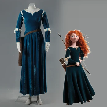 

Brave cosplay costume Mei lida princess dress M size outfit for Christmas Halloween gift