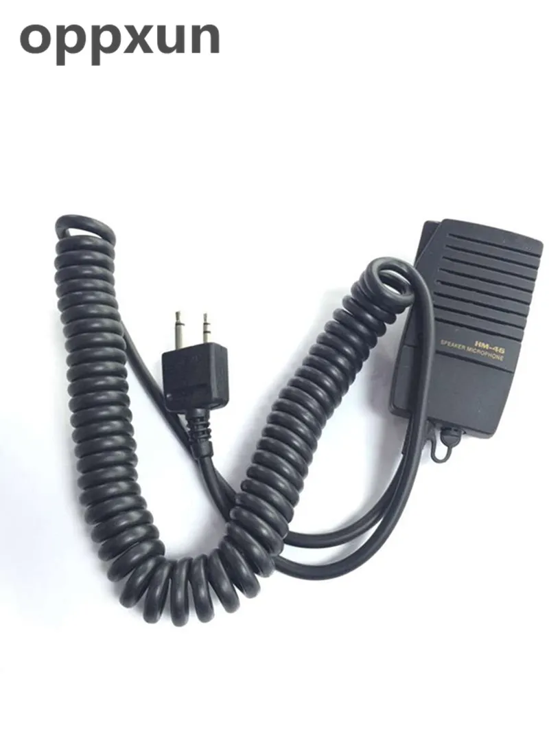 

OPPXUN HM-46 Ham Transceiver Speaker Microphone Hand MIC for ICOM IC-T2H IC-T7H IC-T90A IC-W32A IC-2GXAT IC-T22A
