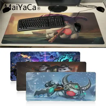 

MaiYaCa Beautiful Anime Poro League Of Legends Unique Desktop Pad Game Mousepad Locking Edge Computer Laptop Gaming Mouse Pad