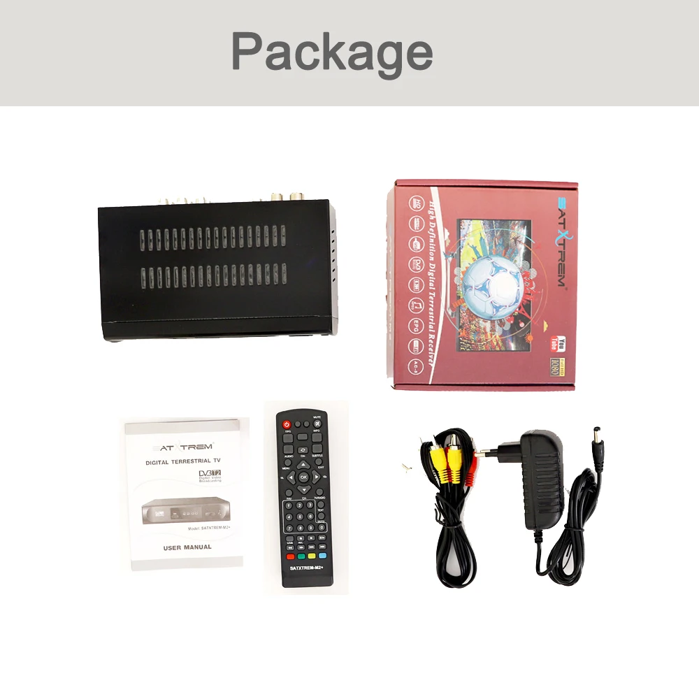 Приставка Satxtrem DVB T2 M2 Plus ТВ тюнер DVBT2 T Vga цифровая приставка Wifi приемник поддержка