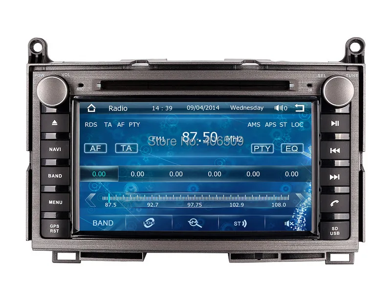 Clearance In Dash Auto Radio Car DVD Player for Toyota Venza 2008-2013 with GPS Navigation Bluetooth Map USB AUX Auto Audio Multimedia 2