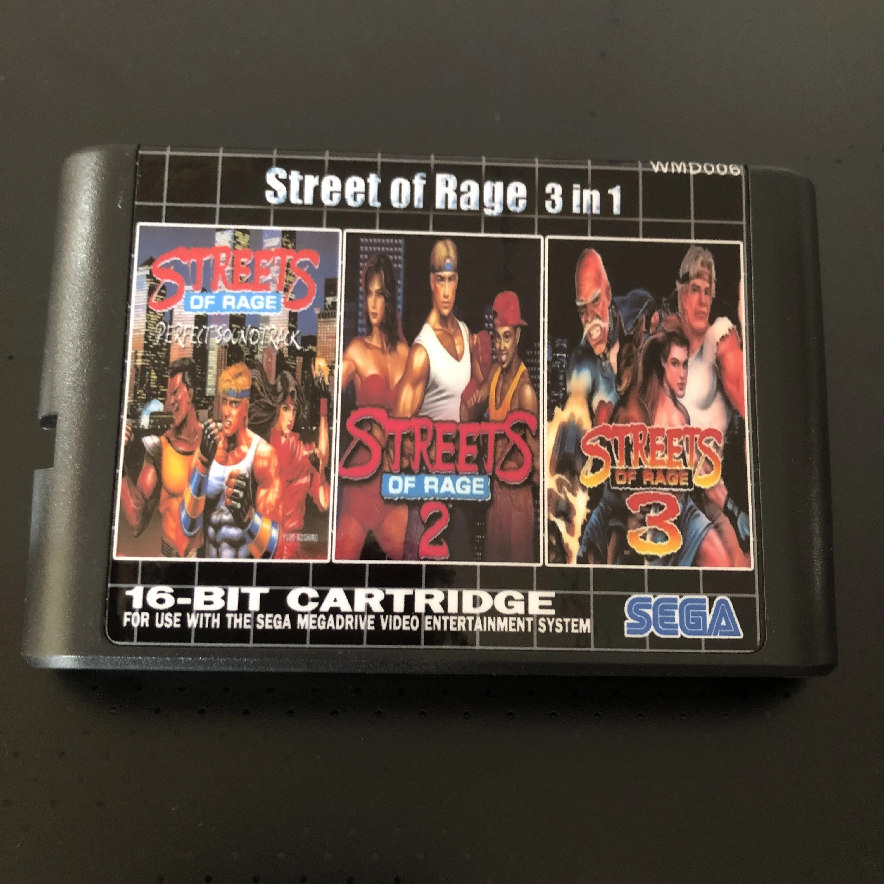 Streets Of Rage Sur Sega Mega Drive - Cartouche Seule, PAL, Bon état