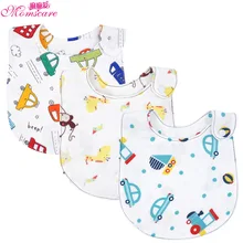 A37 Нагрудник слюнявчик полотенце детское треугольное полотенце детская Пряжка нагрудник шесть слоев газовых детских нагрудников многоцветный