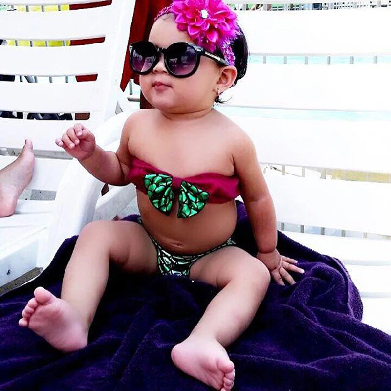 Little Mermaid 2 pcs Kids Baby Girls Swim Bikini Clothing Set Swimsuit Swimwear Costume Clothes Little Mermaid 2 pcs Kids Baby Girls Swim Bikini Clothing Set Swimsuit Swimwear Costume Clothes