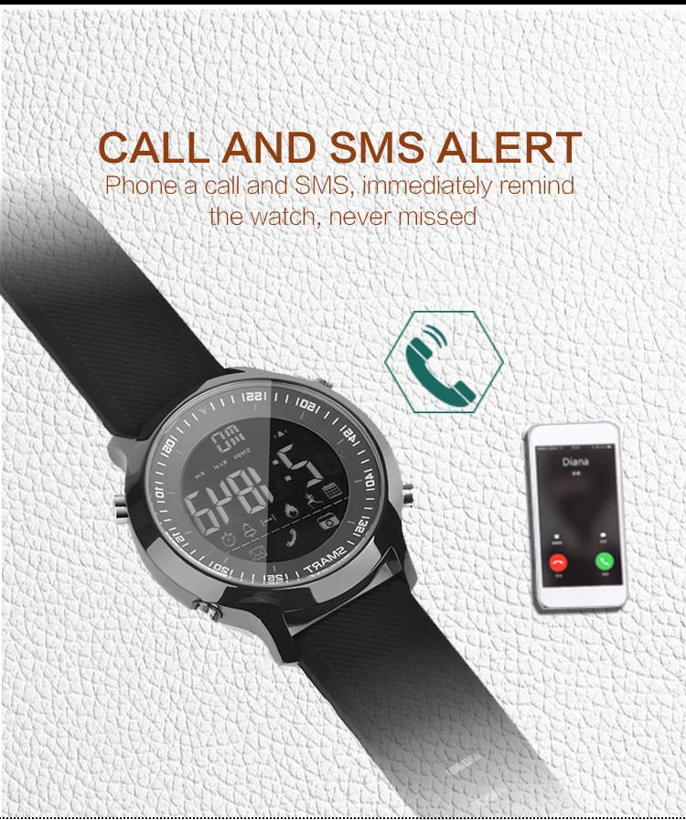 Round Waterproof Smart Watches