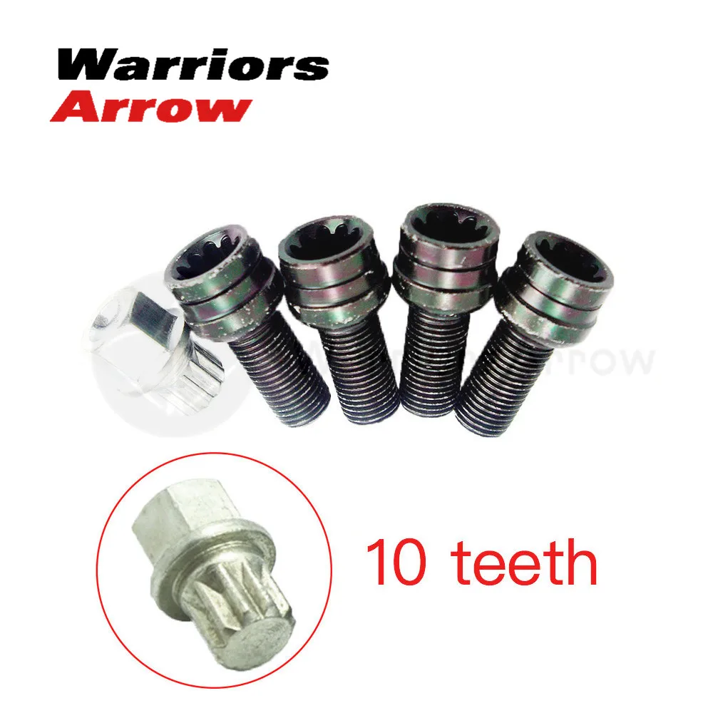

8D0601139F 000 For VW Golf Jetta Passat Audi A4 A6 A8 TT x5 Set Anti-theft Wheel Screw Bolt Lock Nut Key Adapter