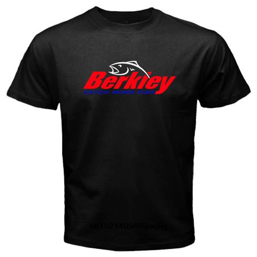 Футболка с логотипом Berkley Fishinger Spinners Crankbaits цвет белый черный размеры S-2XL забавная