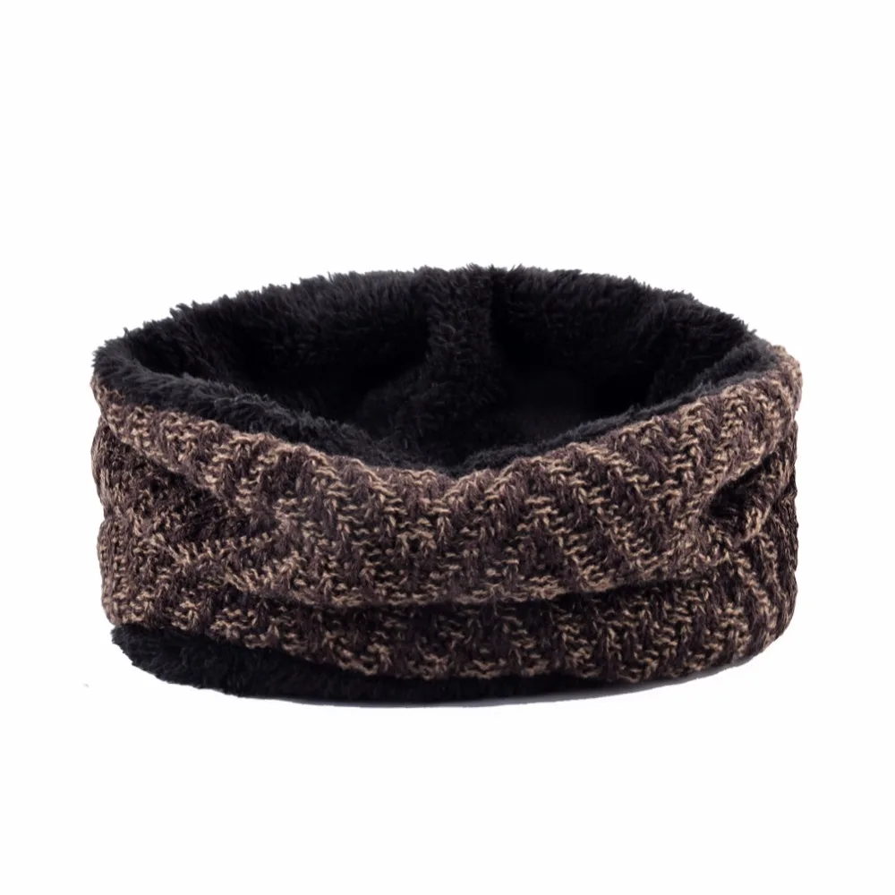 Для мужчин зимняя шапка комплект унисекс теплые шапки шарф шапочки для Для мужчин вязаный шерстяной Шапки wo Для мужчин повседневная
