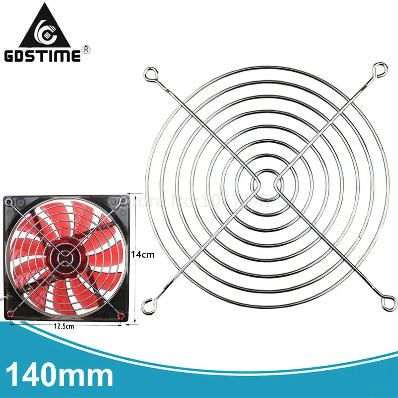 *Lot of 10* Chrome Fan Guard for 120MM Axial Fan