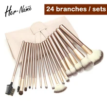 18pc/set Beauty Eyeliner Foundation makeup set Brush Foundation Eye Shadows Lipsticks Powder makeup brushes set Tools Cosmetics