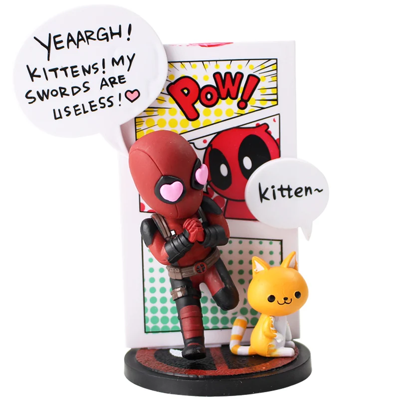 Новые горячие игрушки Дэдпул мини яйцо атака серии MEA-003/MEA-006 Deadpool кукла Фигурка ПВХ фигурка Коллекционная модель игрушки