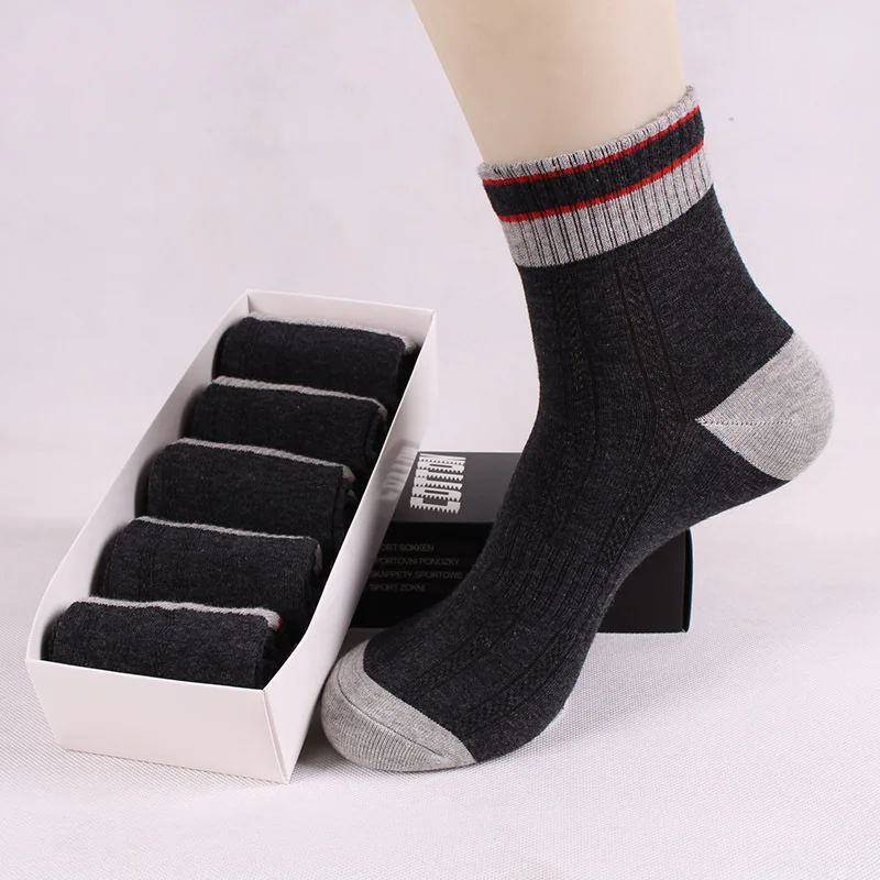 VERIDICAL хлопковые носки для мужчин компрессионные дышащие 5 пар/лот спортивные короткие calcetines meias мужские носки без подарочной коробки