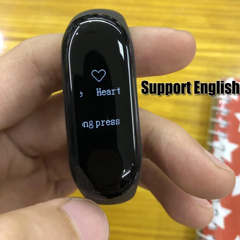 2018 New Xiaomi Mi Band 3 Smart Wristband Bracelet Band 3 OLED 128 x 80 Touch Screen battery 110mAh Pulse Heart Rate Step Time