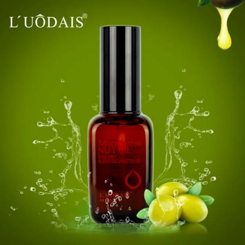 Сыворотка для ухода за волосами LUODAIS 100% чистое марокканское масло Аргана орехов