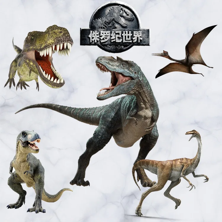 

Kids Decorate Room Birthday Christmas DIY Dinosaur Suitcase Fridge Bedroom Paper Sticker Decorative Stickers Toys for Children