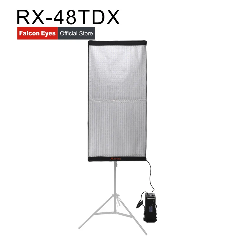 

Falcon Eyes 4x2ft 300W LED Fotografia Camera Flexible Light Waterproof Continuous For Dslr Video Lighting Studio Photo RX-48TDX