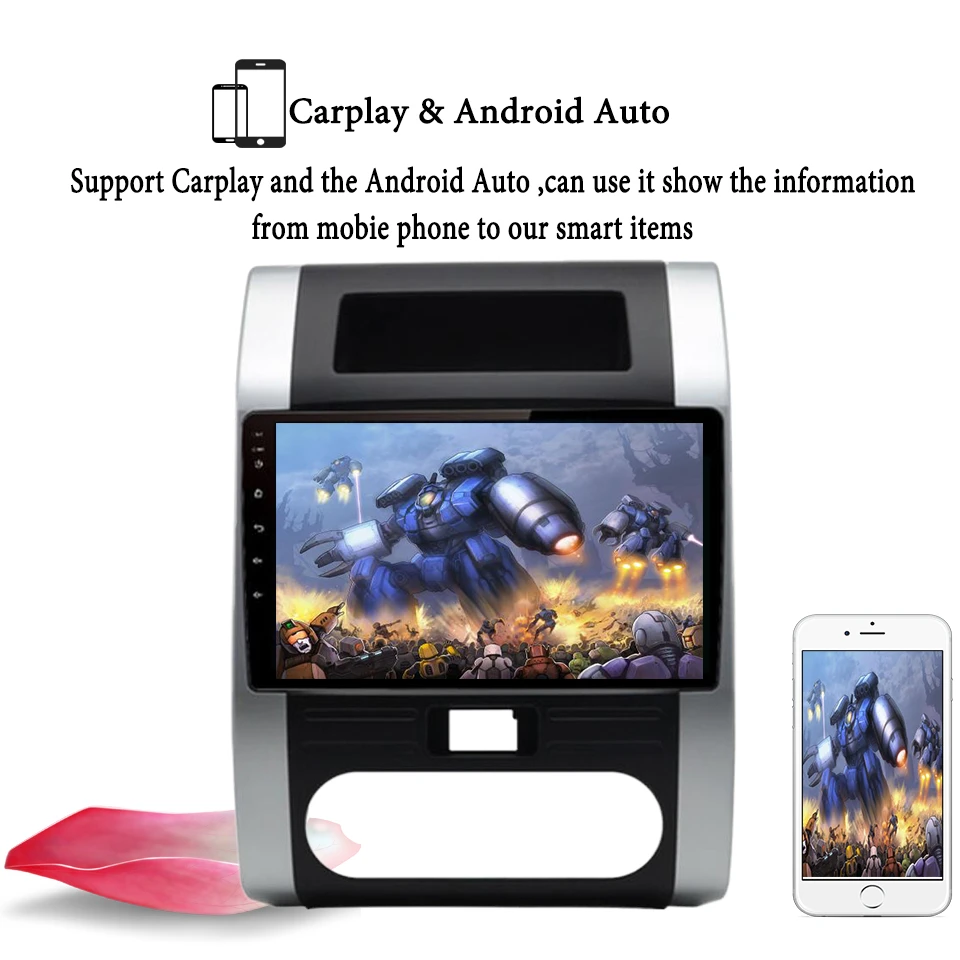 Top 2 Din Android 9.1 Car DVD Player ForNissan X-Trail X Trail Qashqai 2008-2013 Wifi GPS Navi Radio Stereo Audio Multimedia 5