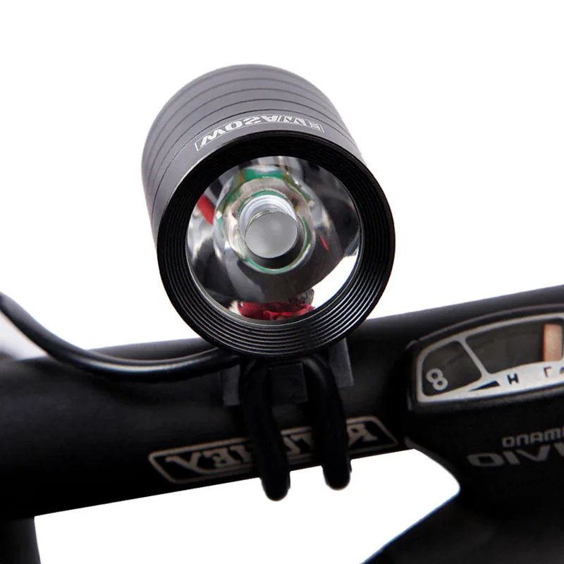 Flash Deal Professional Waterproof MTB Mountain Bike Bicycle Frame Handlebar LED Headlight Outdoor Night Sports Cycling Safety Tools 1