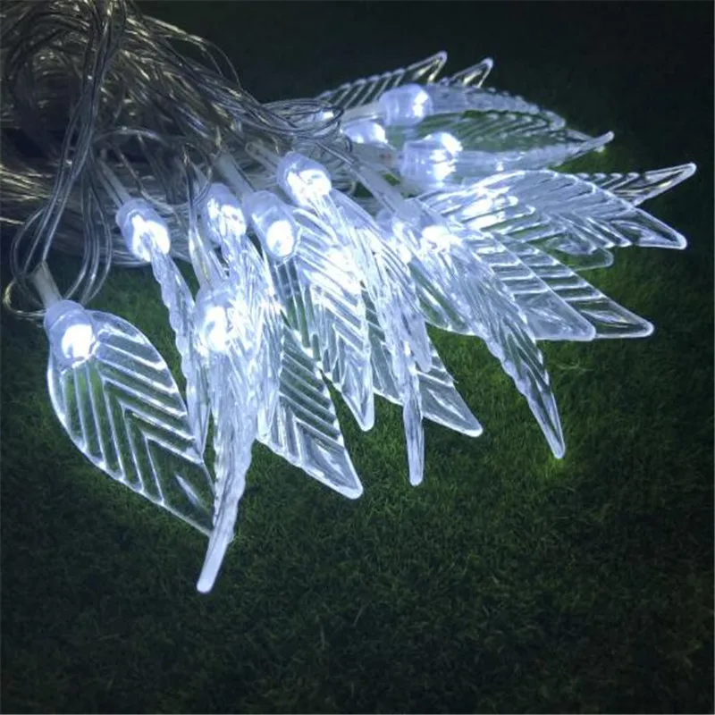 

5M 28LEDs flower leaf garland Copper LED fairy string lights for christmas wedding decoration party Summer event