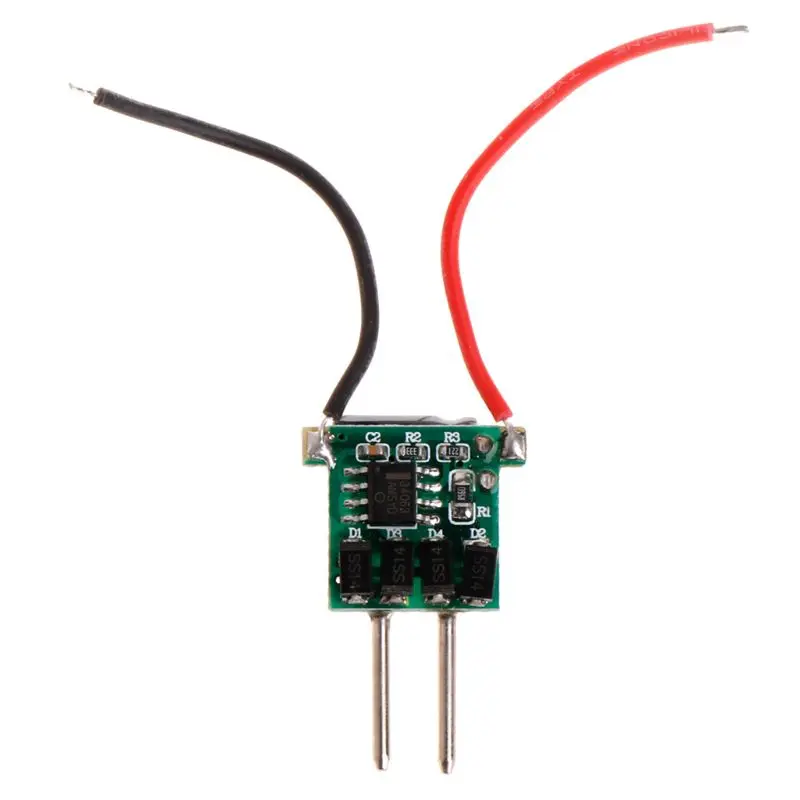 Высококачественный 1-3 Вт MR16 низковольтный источник питания светодиодный преобразователь трансформатор постоянного тока 300 мА DC 12 В