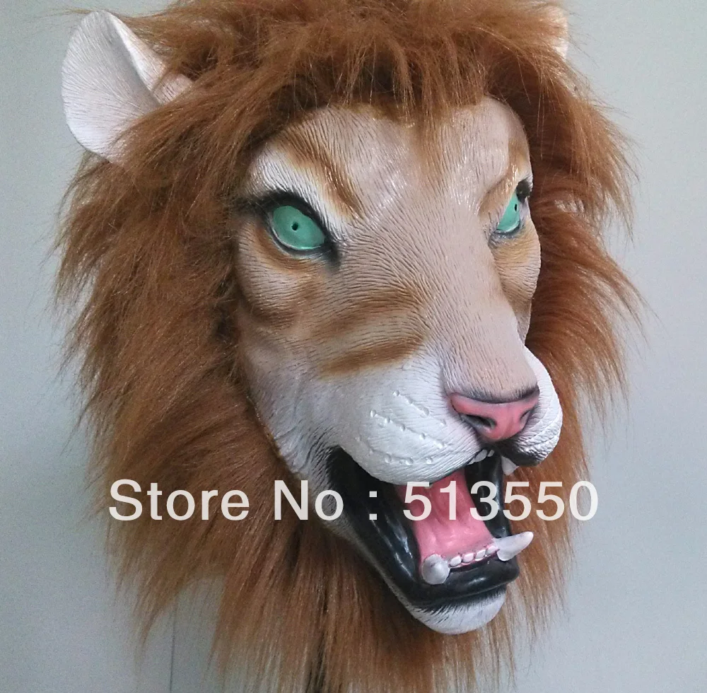 Маска для взрослых King of the Jungle Lion костюмы на Хэллоуин | Дом и сад