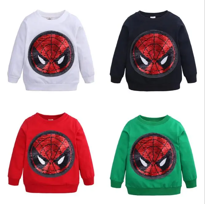 

Kids Winter Spring Sweatshirt Baby Long Sleeve Cotton cartoon T shirt Children Boys Sweatshirt Pullover Tops Fashion change