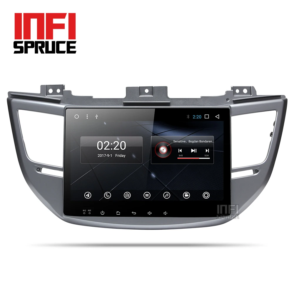 Новый Android 8 1 автомобильный dvd для hyundai Tucson/ix35 2016 2017 с восьмиядерным Радио Стерео gps
