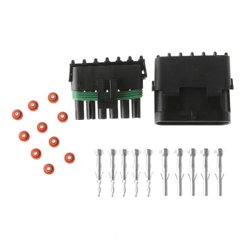 

Automotive Waterproof Connector Seal Kits Electrical Terminals 1/2/3/4/6Pin 2.5mm